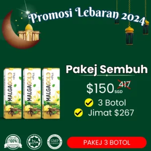 PAKEJ SEMBUH | 3 BOTOL $150